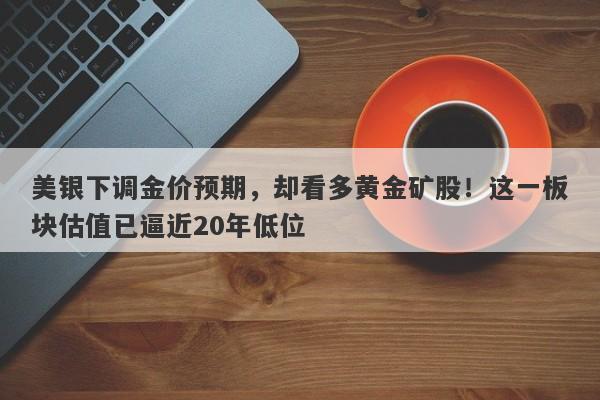 美银下调金价预期，却看多黄金矿股！这一板块估值已逼近20年低位