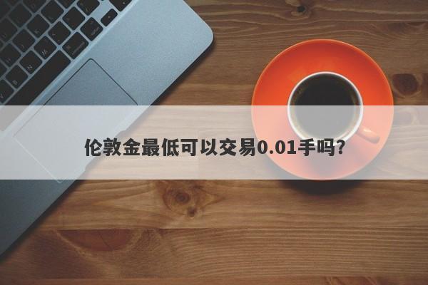 伦敦金最低可以交易0.01手吗？