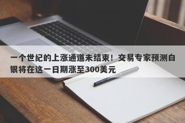 一个世纪的上涨通道未结束！交易专家预测白银将在这一日期涨至300美元