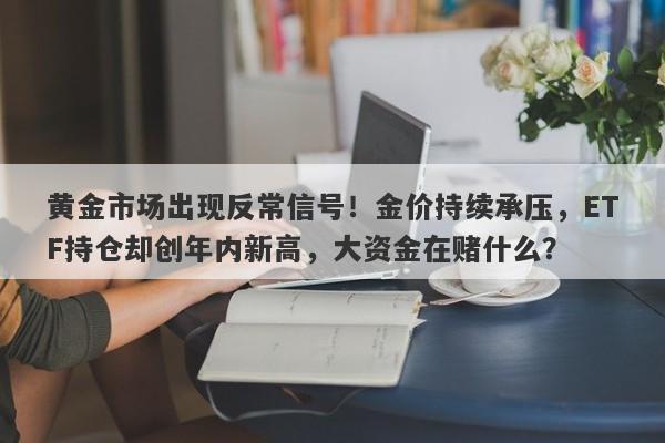 黄金市场出现反常信号！金价持续承压，ETF持仓却创年内新高，大资金在赌什么？