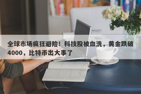 全球市场疯狂避险！科技股被血洗，黄金跌破4000，比特币出大事了